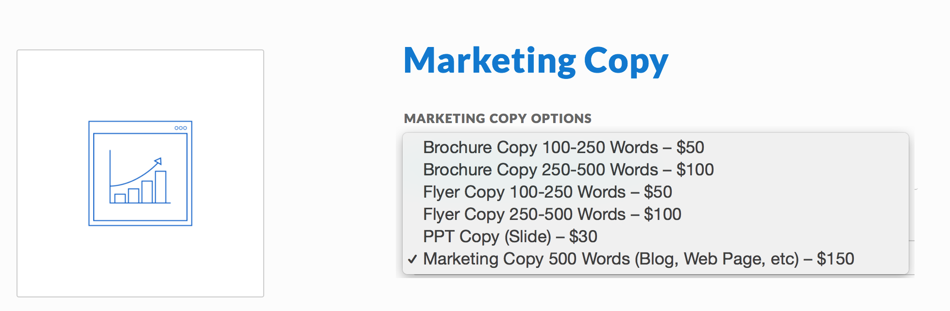marketing copy