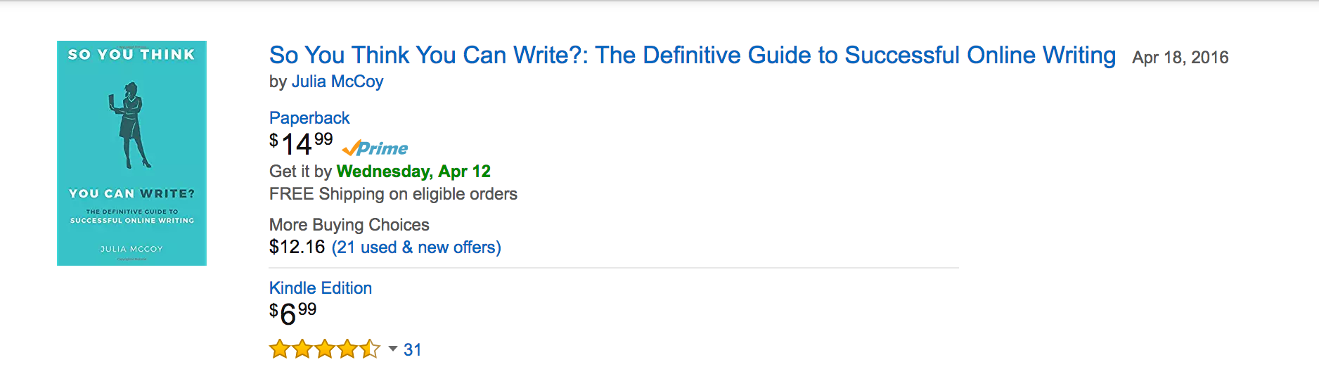 so you think you can write