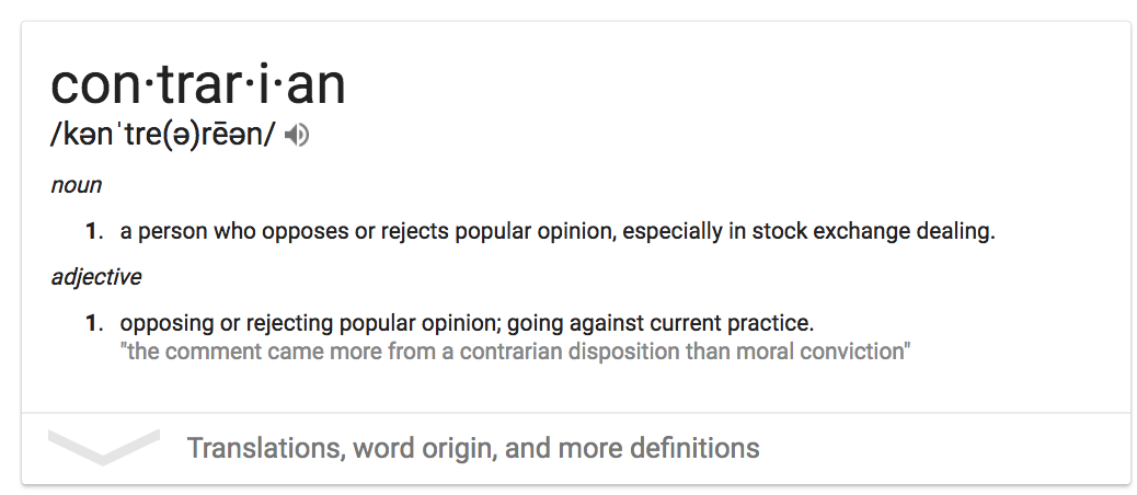 contrarian