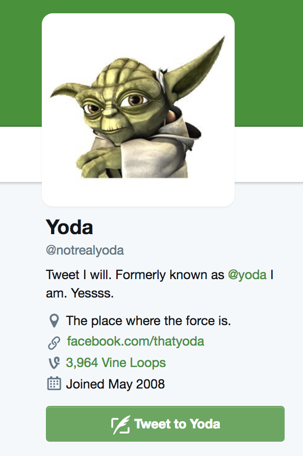yoda twitter
