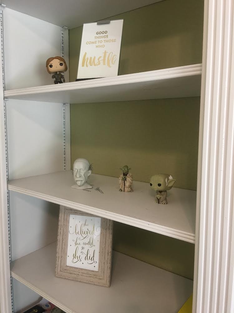 bookshelves