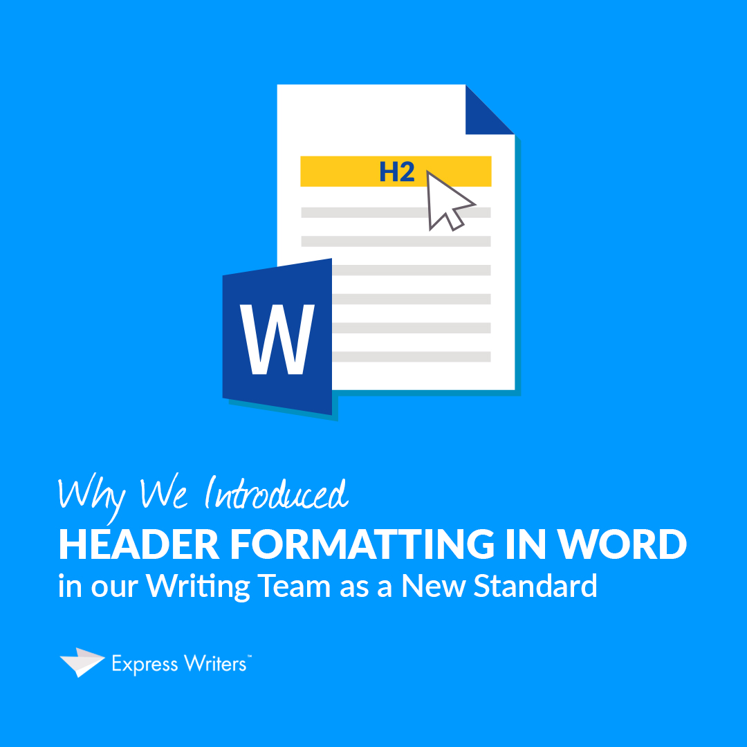 Header Formatting in Word tutorial