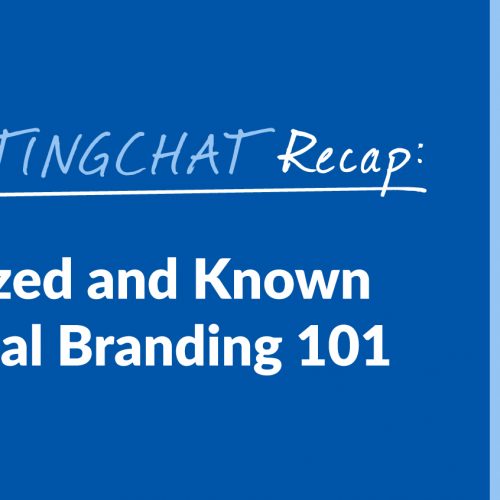 #ContentWritingChat Recap: Being Recognized & Known Online: Personal Branding 101