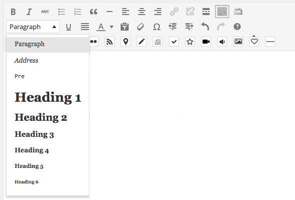 The text formatting menu in WordPress certainly gets the job done, but it's a bit clunky, IMHO.