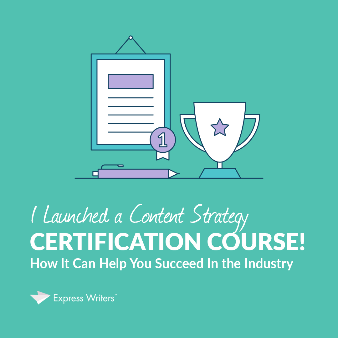 content strategy certification course