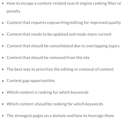 Reasons for Performing a Content Audit