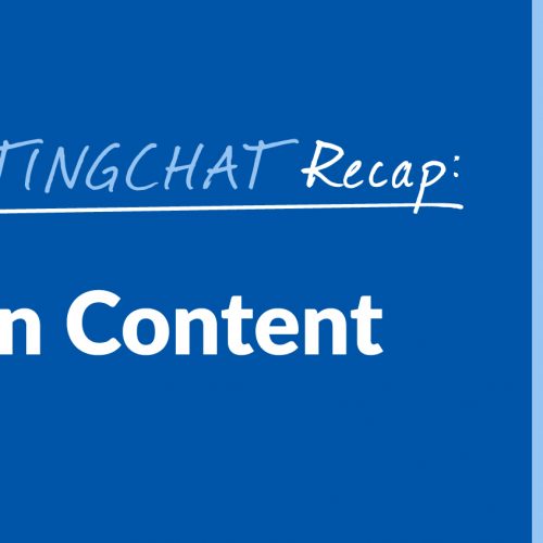 #ContentWritingChat Recap: Language in Content with Tara Clapper