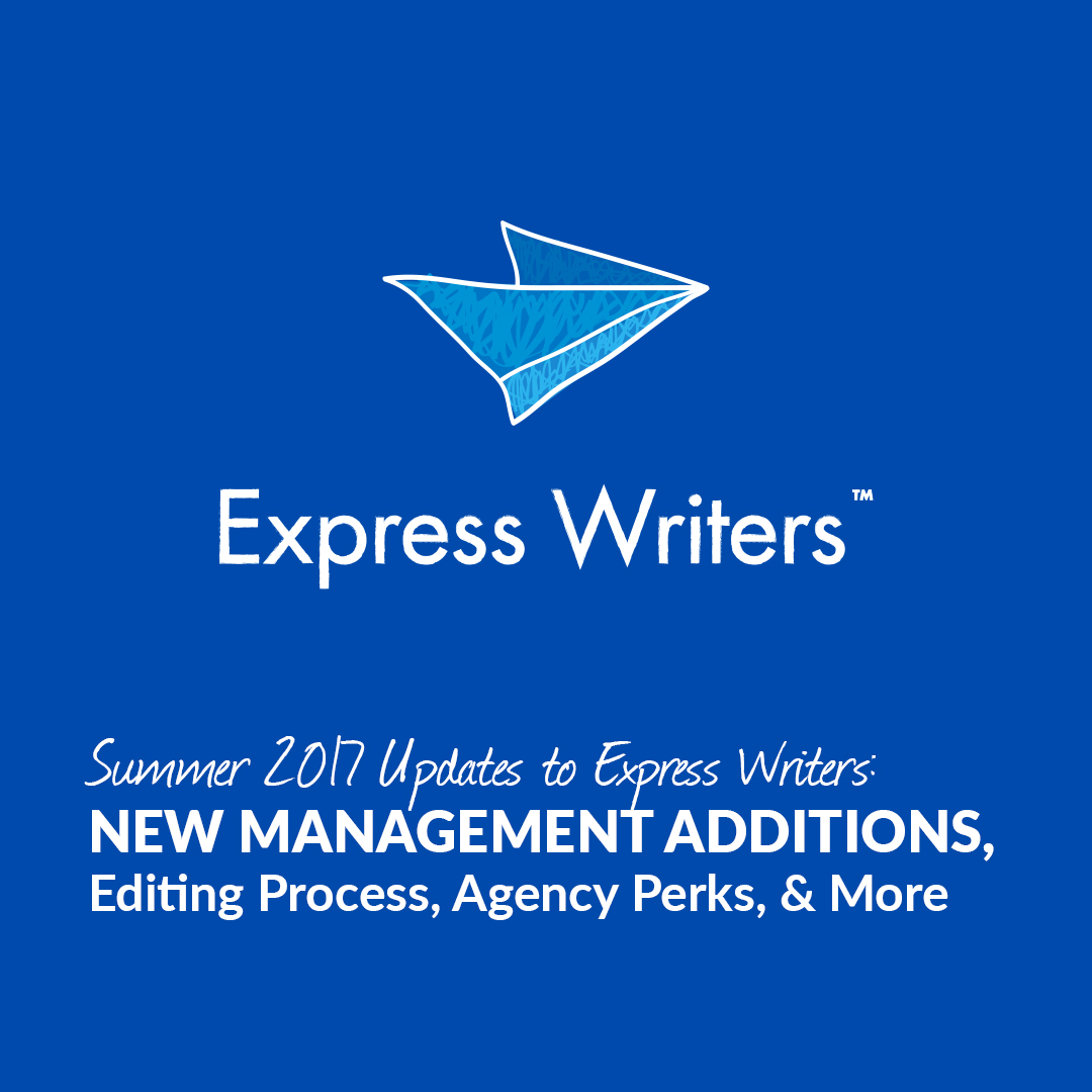 express writers summer 2017 updates