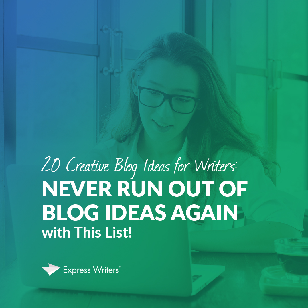 creative blog ideas for writers