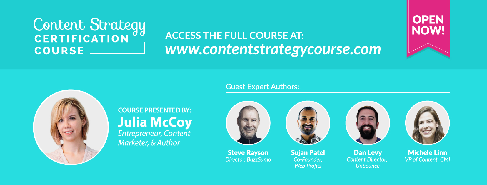 julia's content strategy certification course