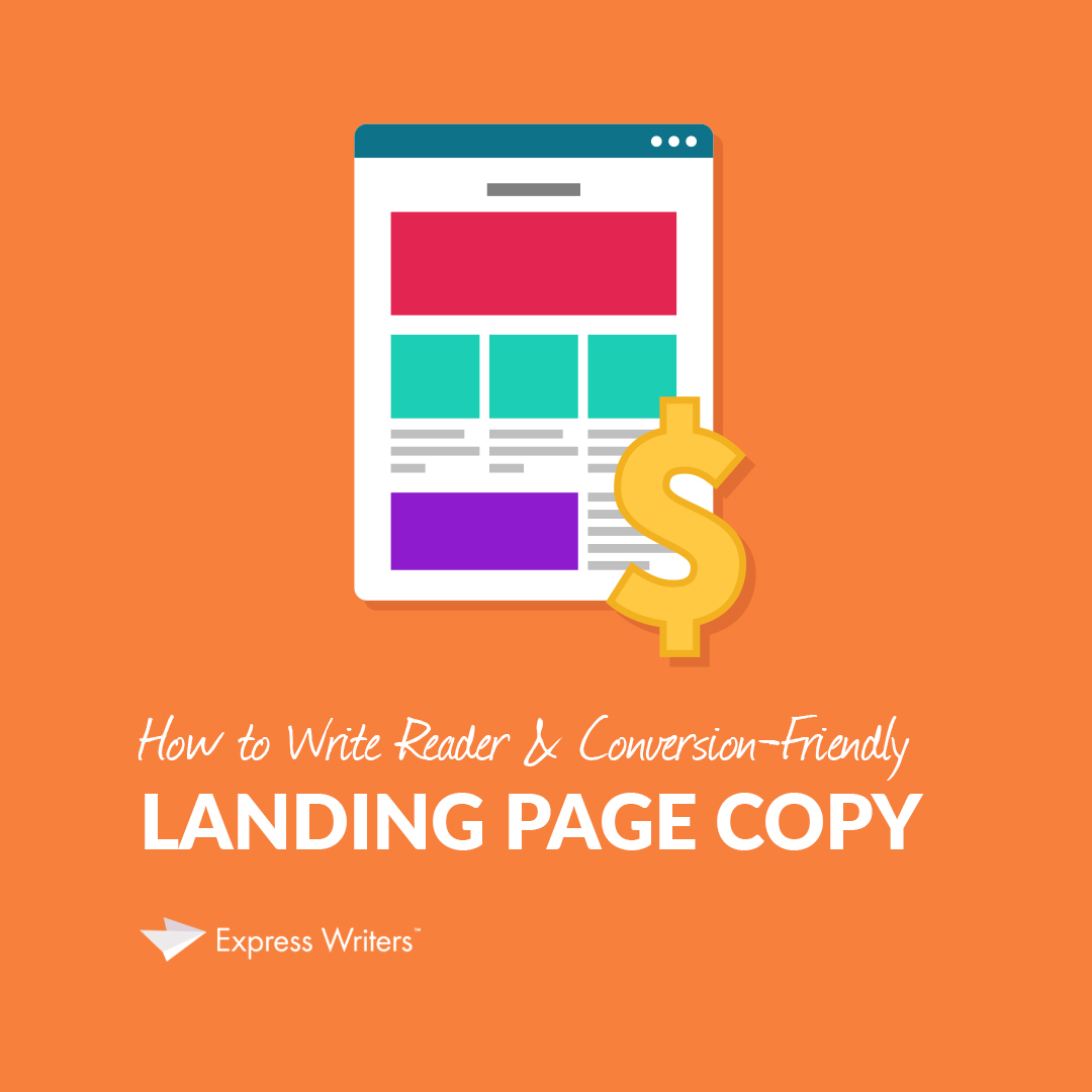 how to write landing page copy