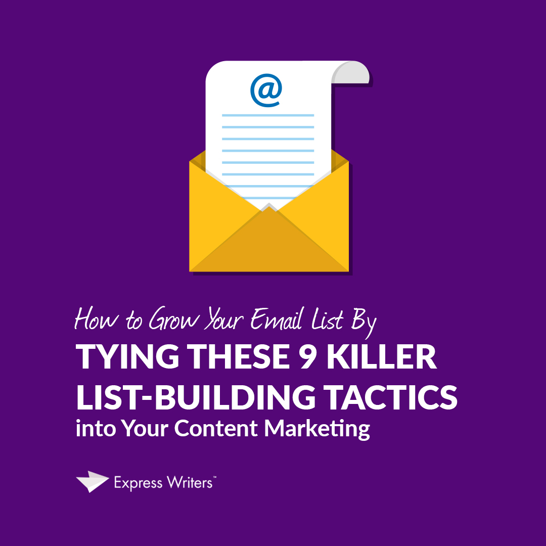 email list-building tactics