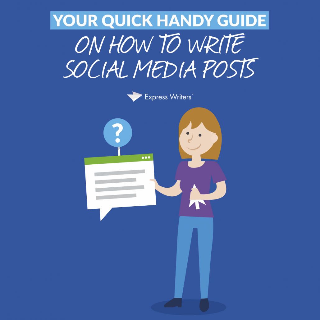 How to write social media posts guide