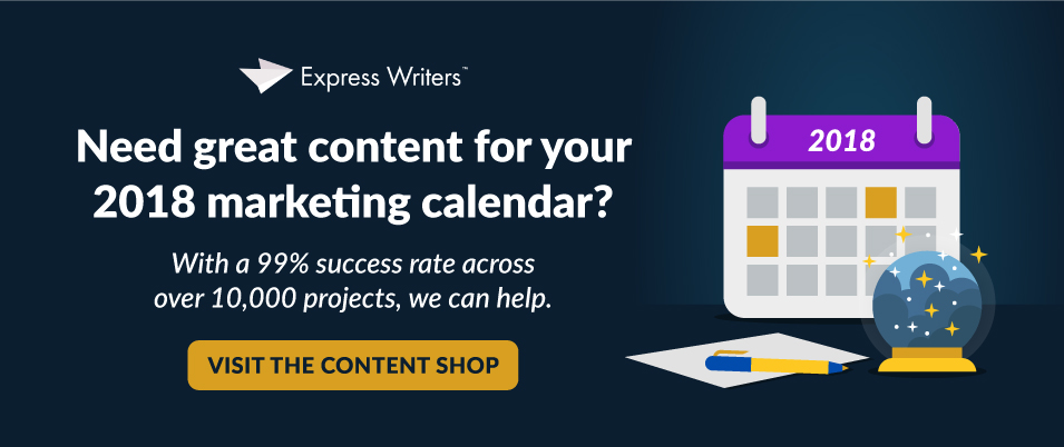 content marketing in 2018 cta