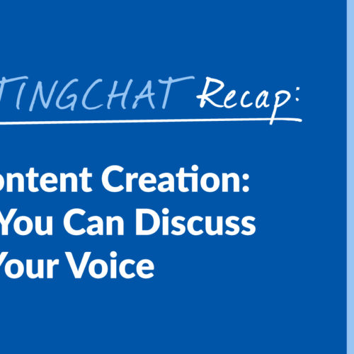 #ContentWritingChat Recap: Sensitivity in Content Creation with Jenn Renoe