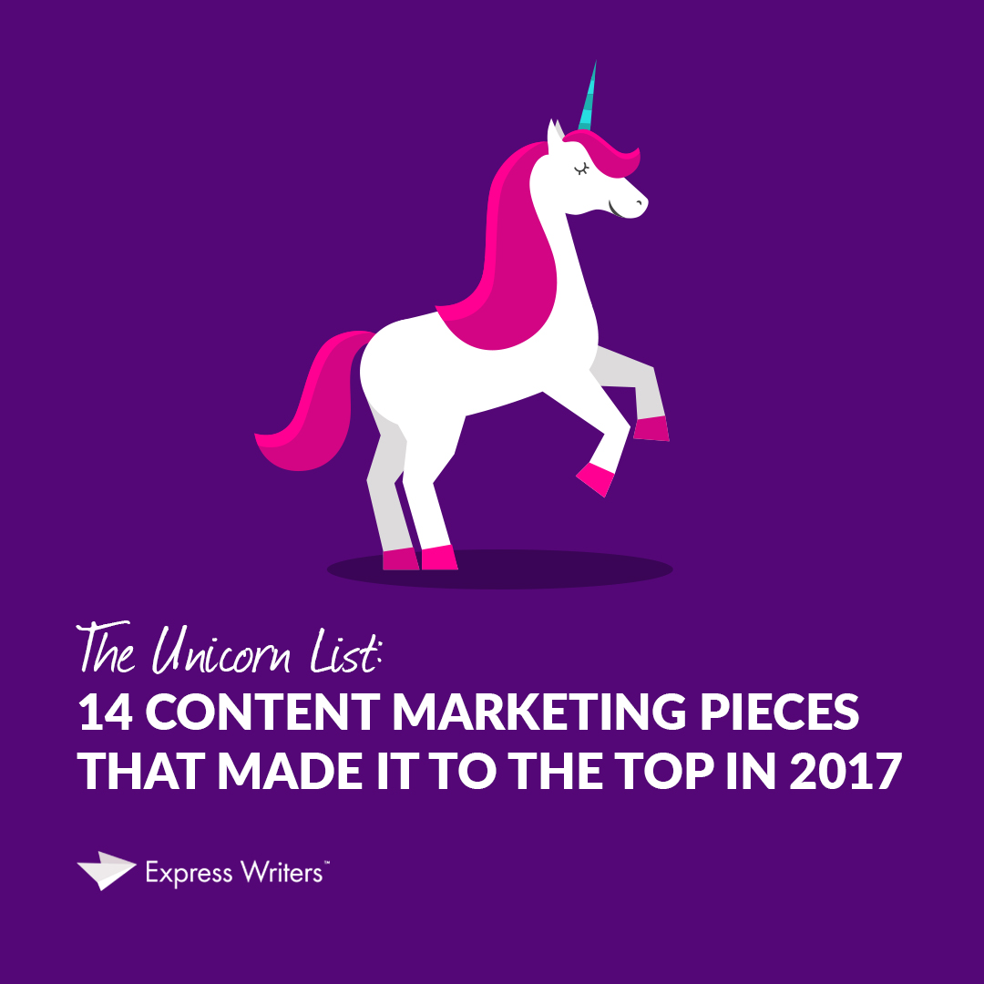 content marketing unicorn roundup