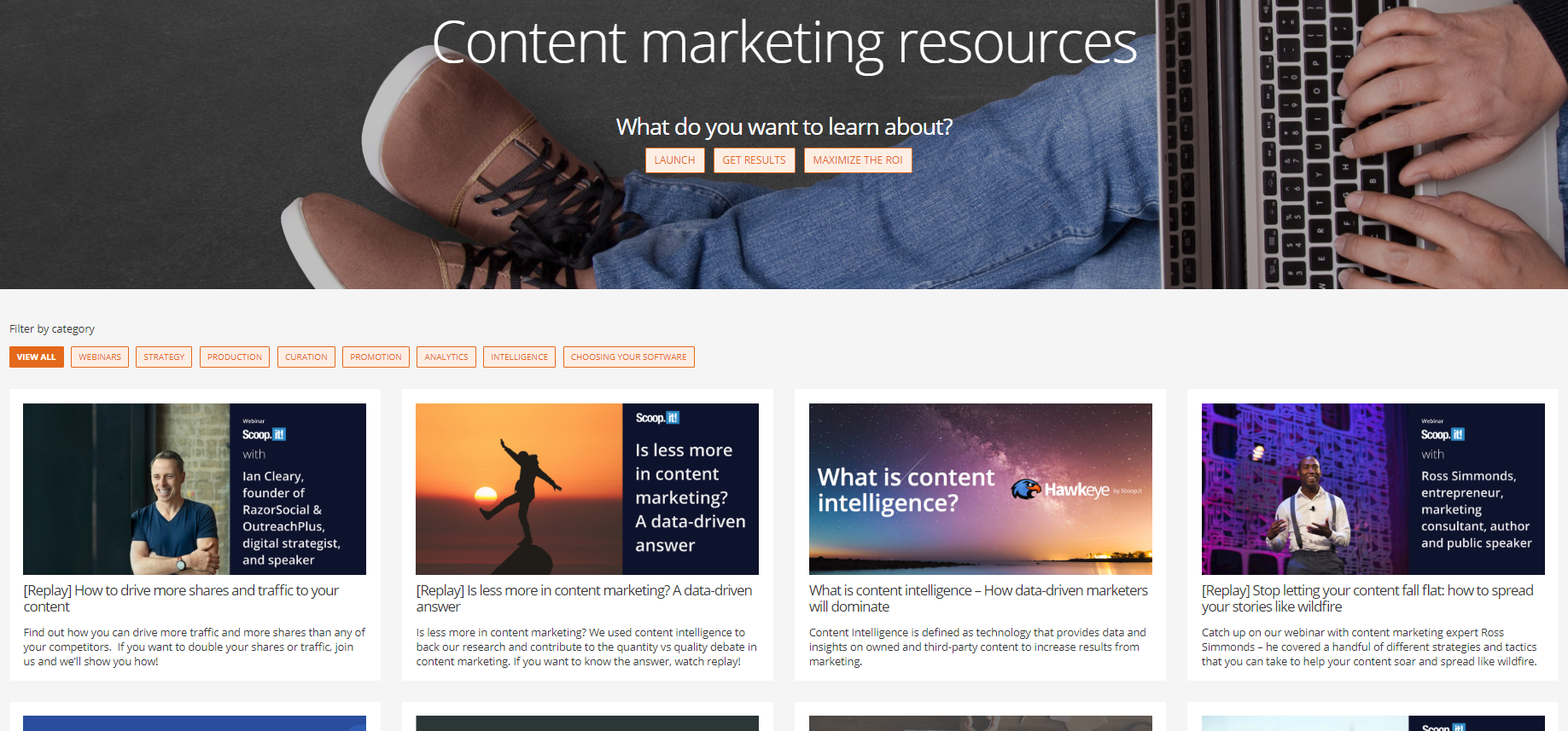 scoop.it content hub