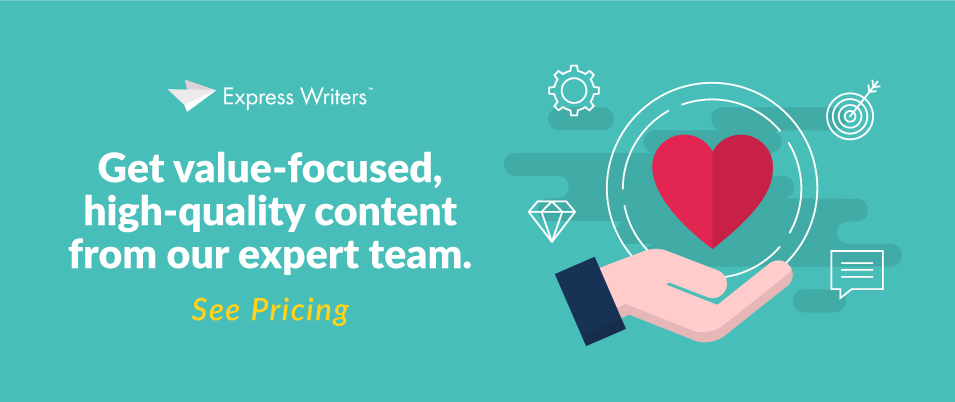 value focused marketing CTA