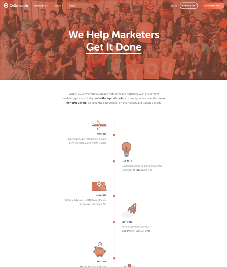 coschedule about page