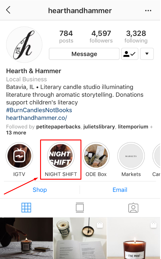 storytelling content marketing instagram stories