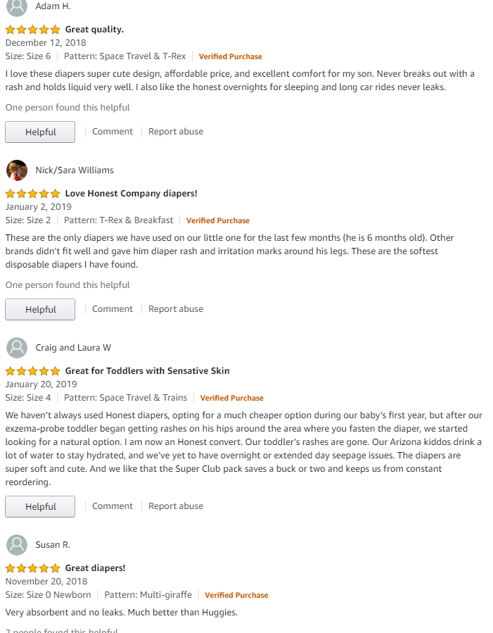the honest company reviews