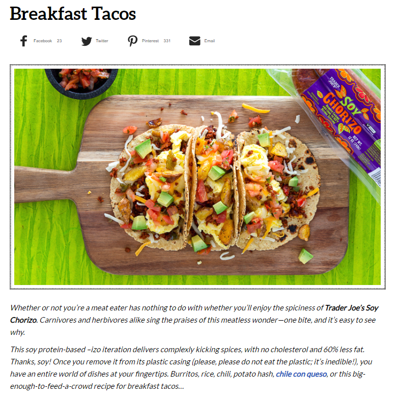 trader joes breakfast tacos