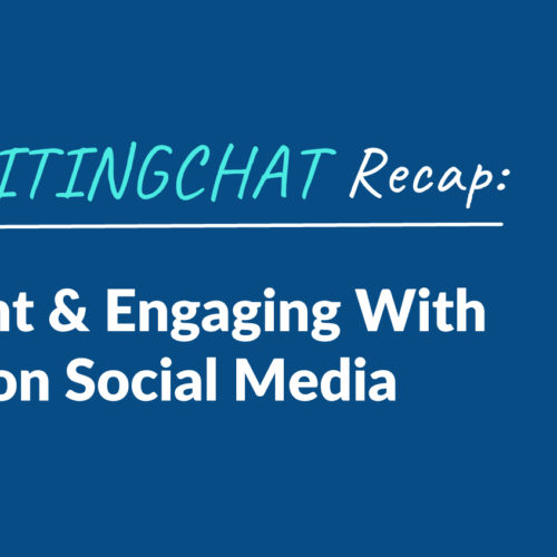 #ContentWritingChat Recap: Creating Content & Engaging With Your Audience on Social Media with Brooke Sellas