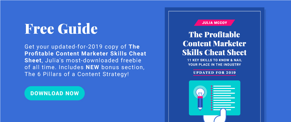 Download a free guide about profitable content marketing