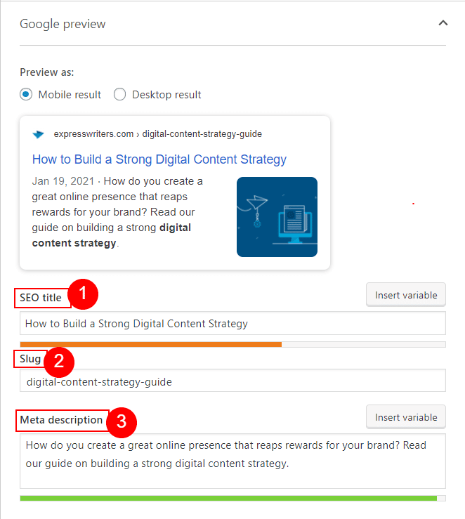 yoast seo metas