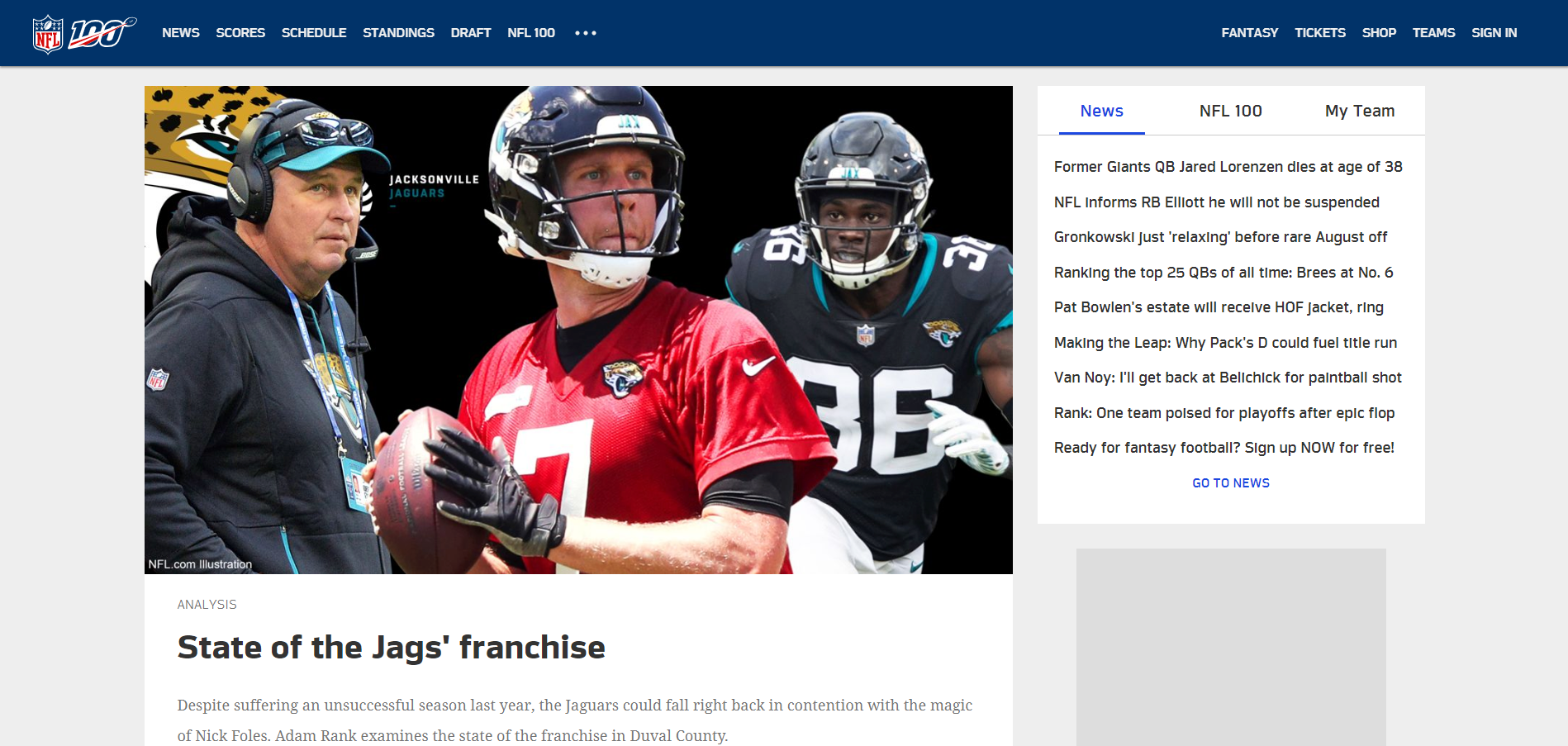 According to Sistrix, NFL.com’s search visibility dropped by 24%.