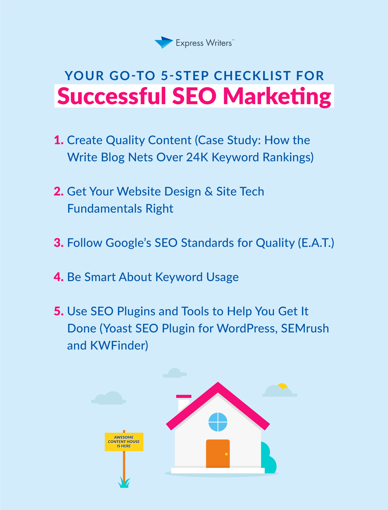takeaway card for SEO marketing guide