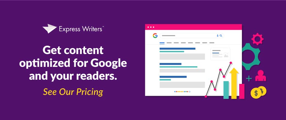Get optimized content for Google and readers