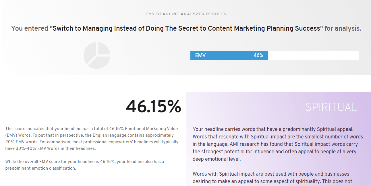emv headline analyzer example