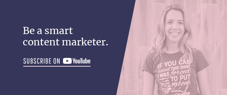 Be a smart content marketer CTA banner
