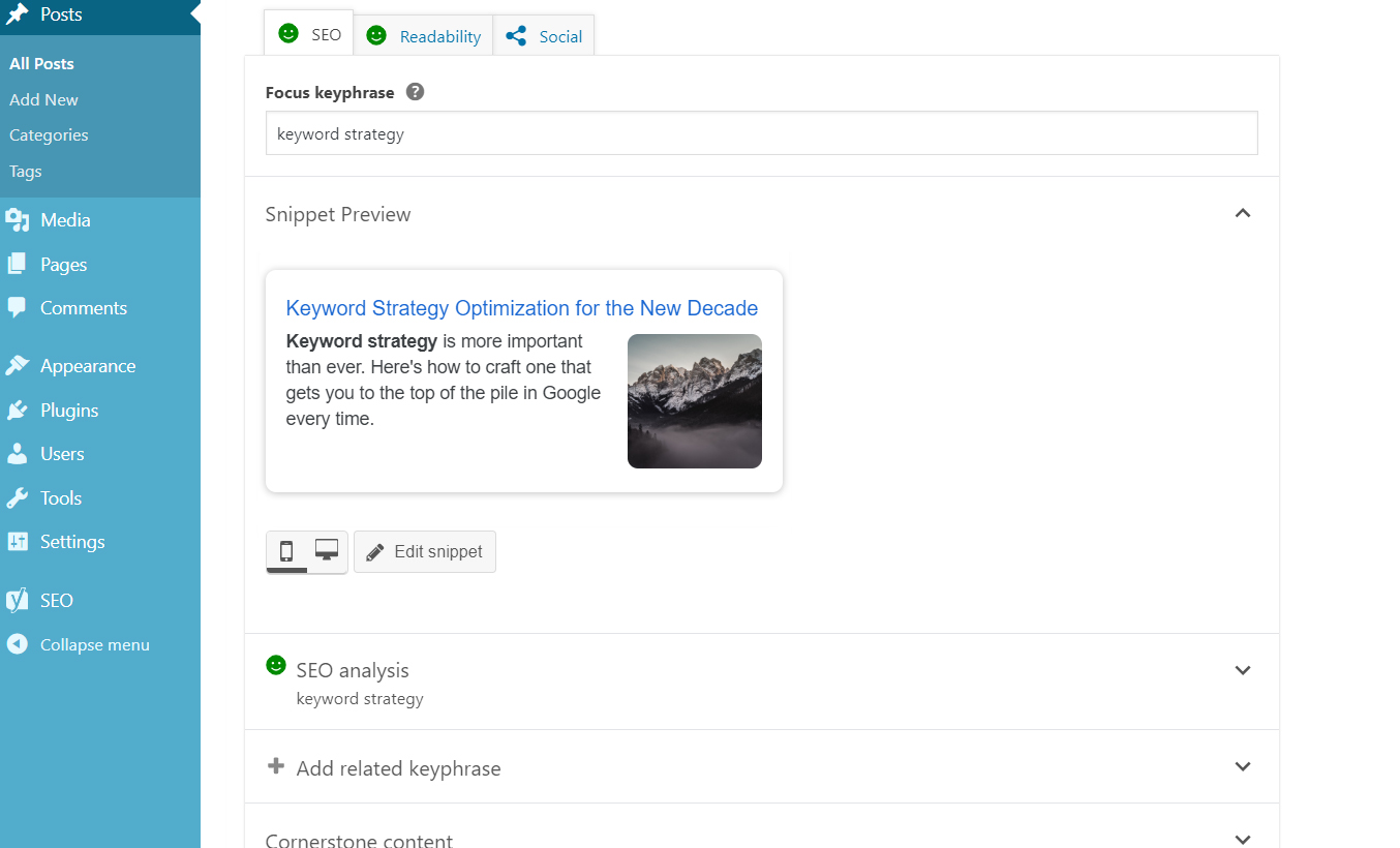 Yoast SEO on WordPress