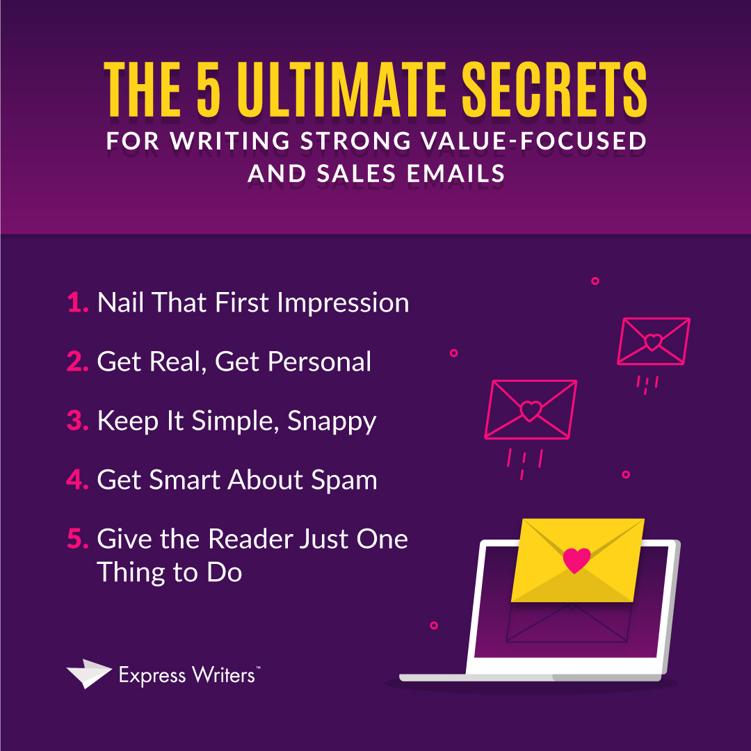 5 secrets for content writers creating email campaigns