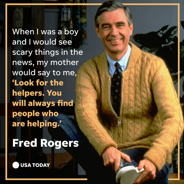 during the pandemic, look for the helpers