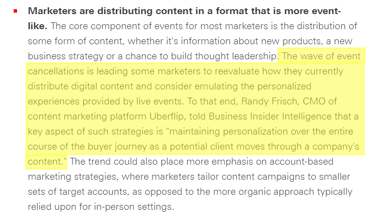 how the pandemic impacts marketing