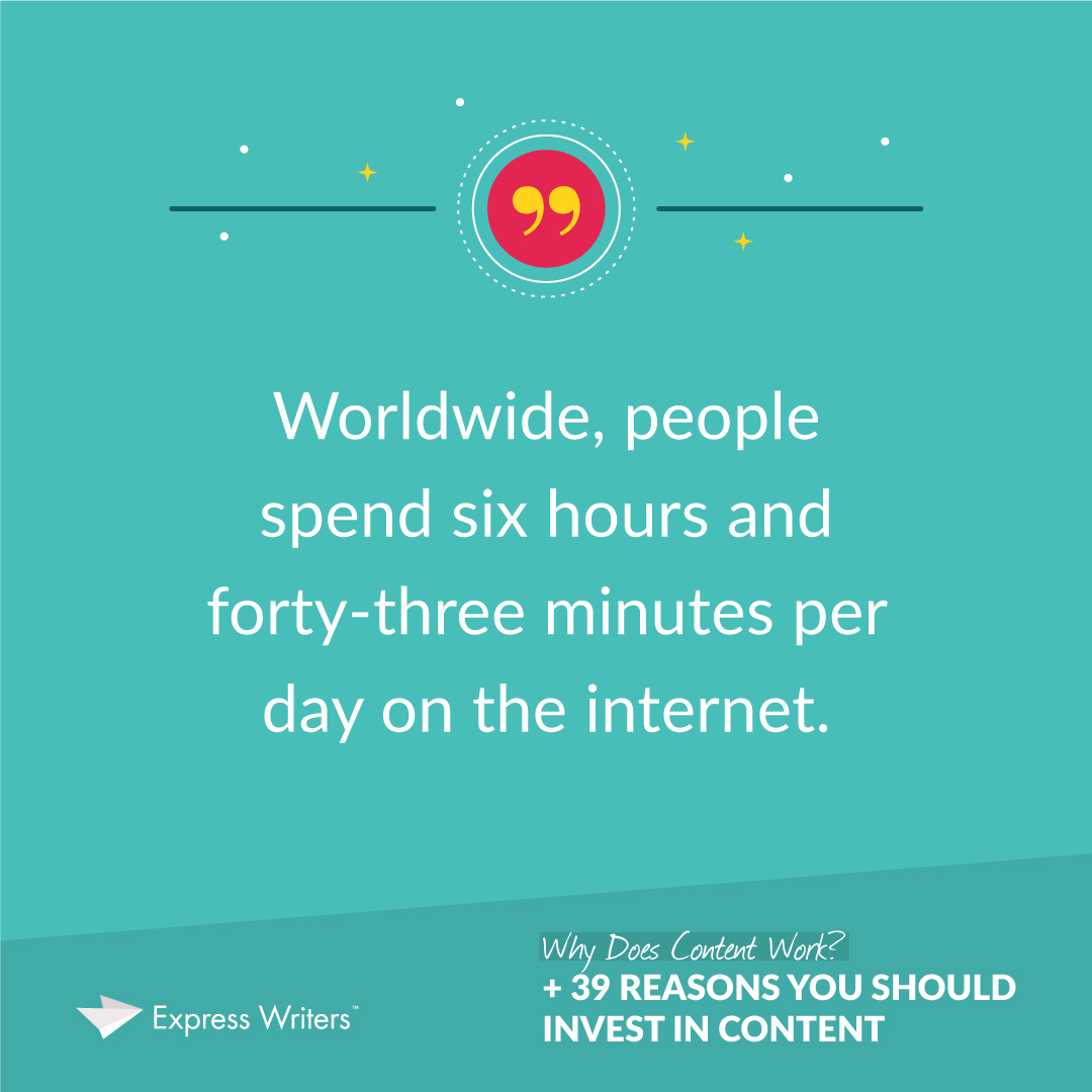 People spend nearly 7 hours on the internet daily