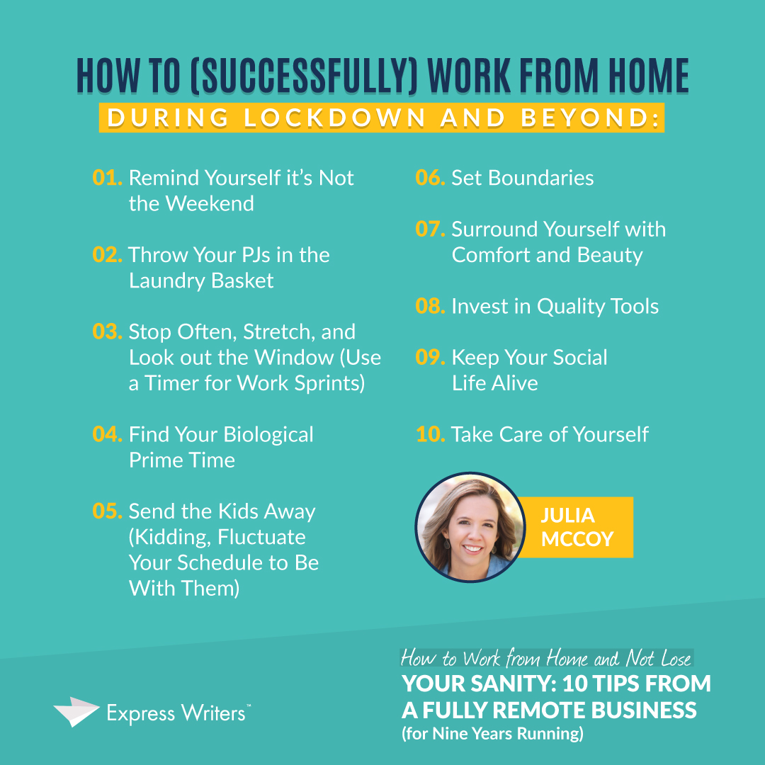 How to successfully work from home