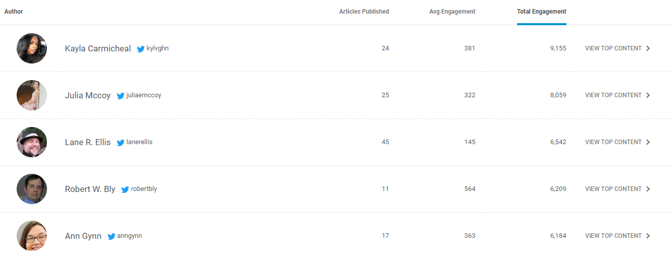 find influencers in your niche on BuzzSumo