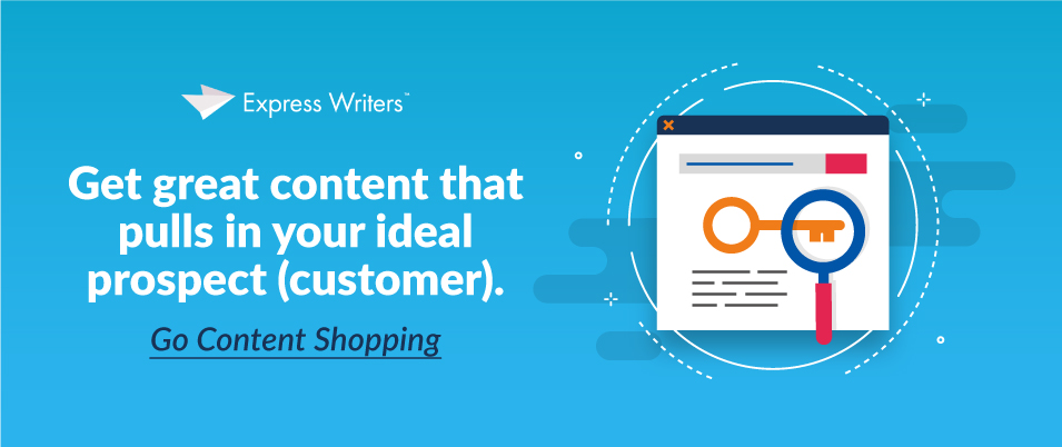 Get great content targeting the right keywords