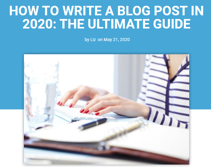 How to write a blog post in 2020 lead magnet