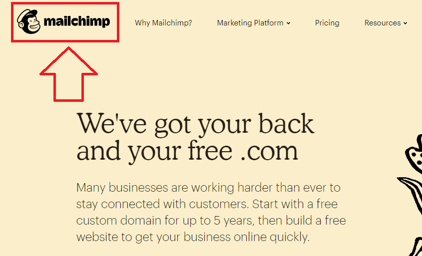Mailchimp logo not capitalized
