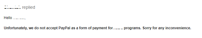 customer service example