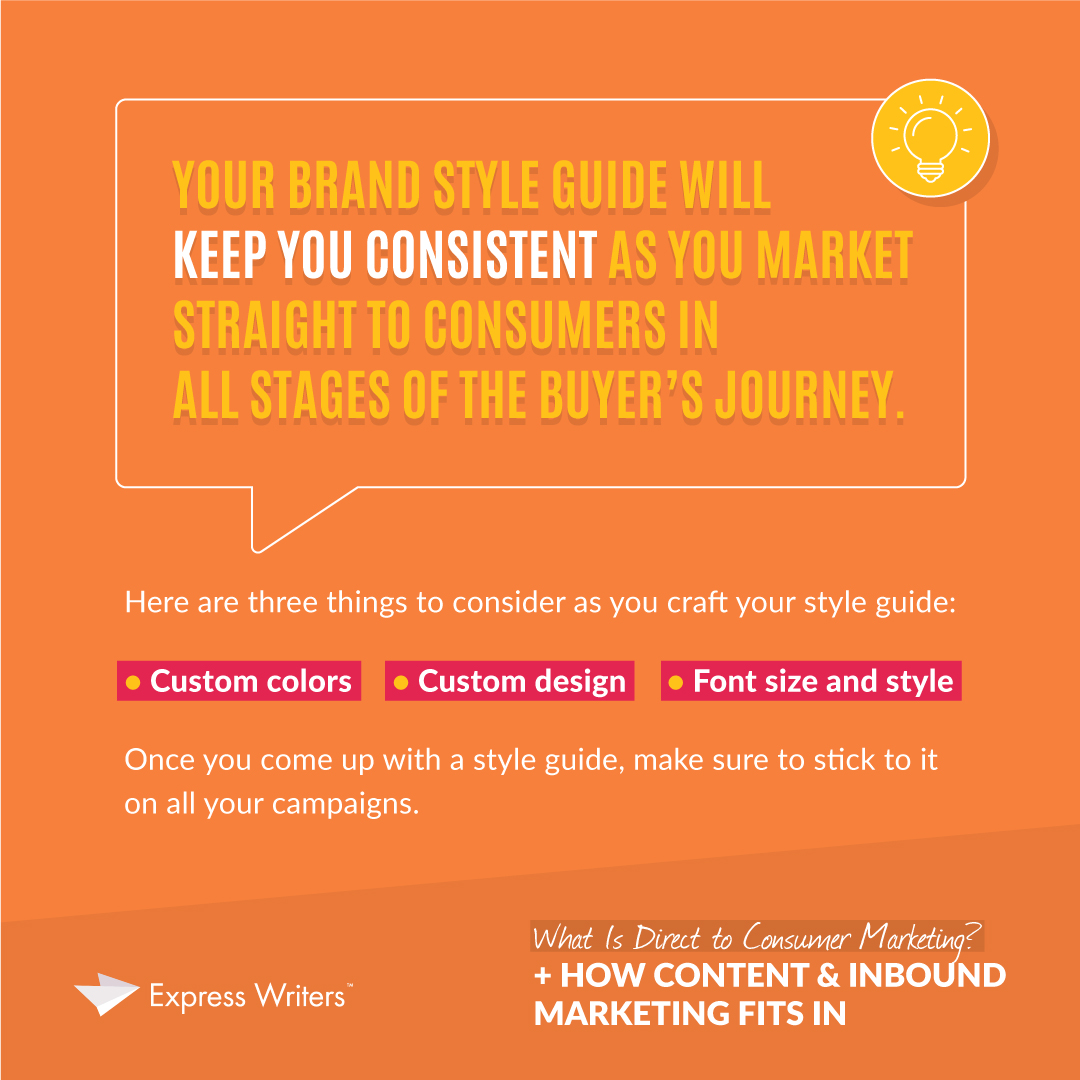 what is in a quote about D2C marketing campaign