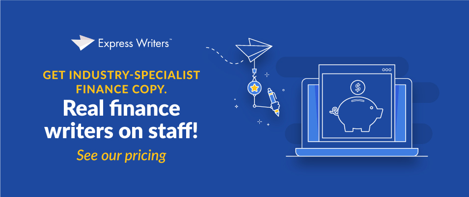 Hire financial blog writers