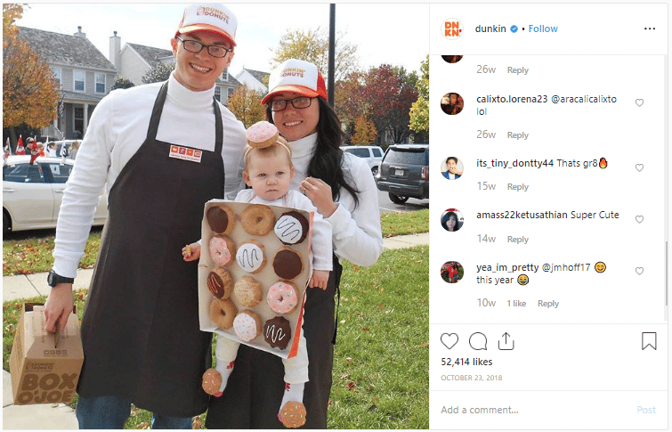 Dunkin Donuts halloween marketing