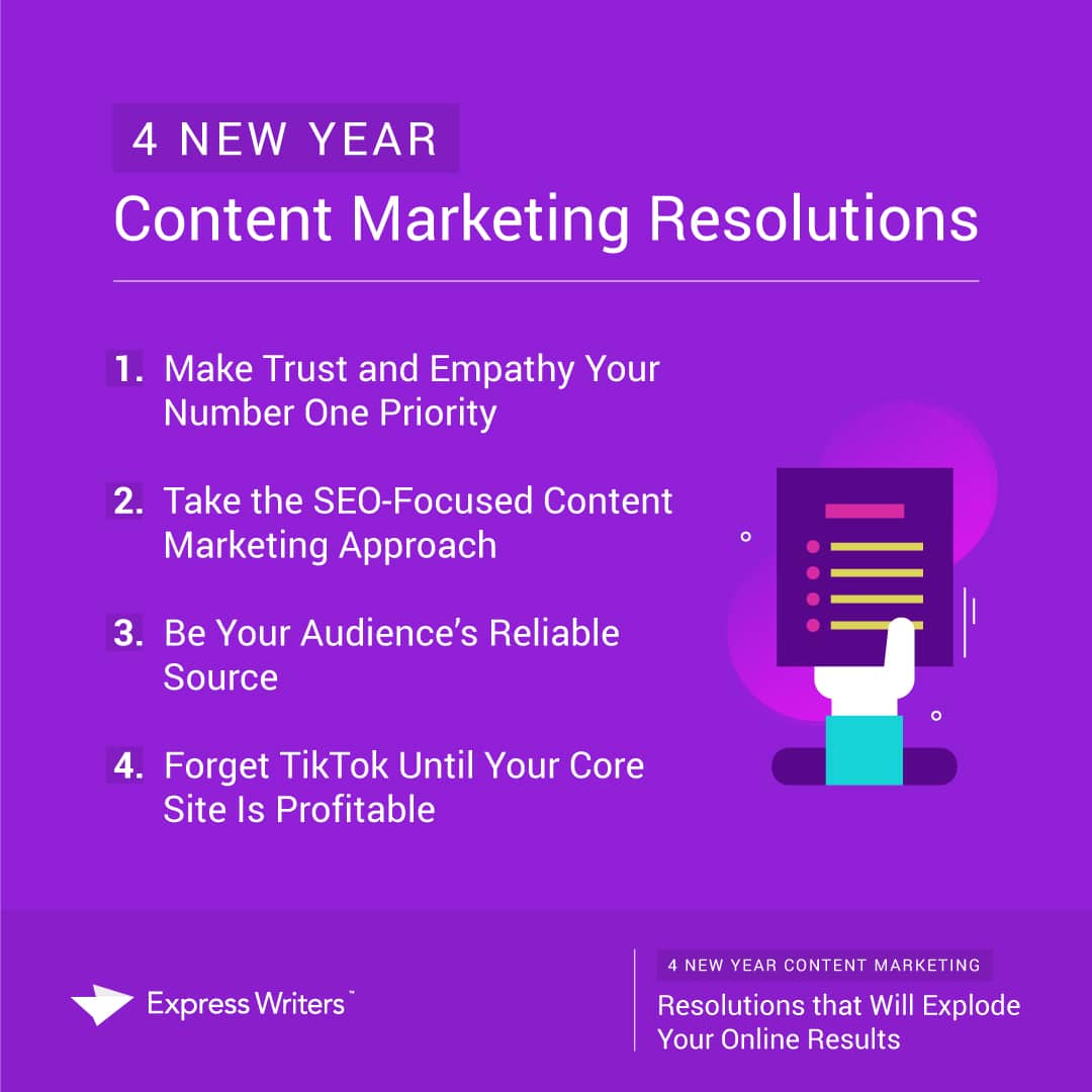 new year content marketing