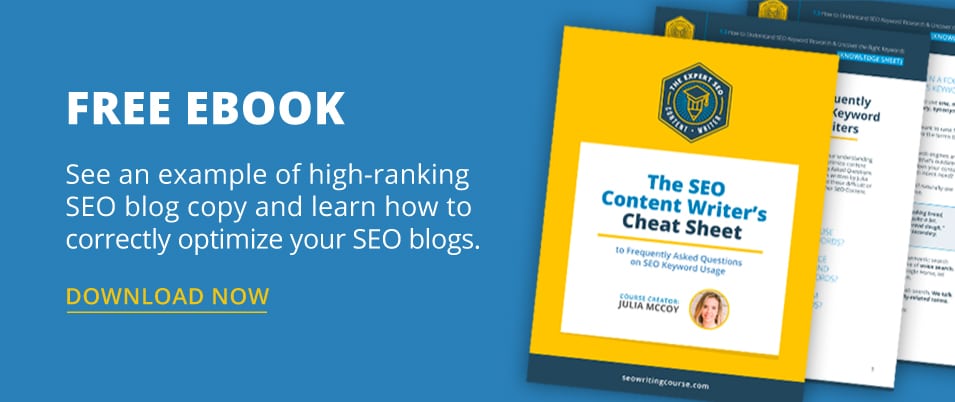 The SEO Content Writer's Cheat Sheet